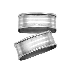 Servilletero de acero inoxidable de lujo de 2 piezas de diseño moderno servilletero de acero inoxidable con producto de excelente calidad - Product Image 1