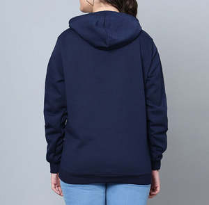 Haute qualité hiver 100% coton Street Wear pull à capuche femmes grande taille sweats à capuche avec Logo avant 2025 Design à la mode - Product Image 5