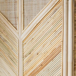 ฉากกั้นหวายโค้งทำจากวัสดุที่เป็นมิตรต่อสิ่งแวดล้อมสำหรับตกแต่งเฟอร์นิเจอร์บ้านขายส่งในเวียดนาม - Product Image 2