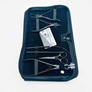 Kit de herramientas de extensión de cabello de acero inoxidable ecológico negro mate con todo tipo de personalizaciones aceptadas a precio de venta de fábrica - Product Image 4