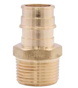 Sortie d'usine gros filetage en laiton/sertissage pex raccord réducteur pour plomberie et tuyau PE ASTM F1960 - Product Image 2