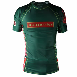 Camiseta de Compresión MMA 2026 con Diseño Personalizado, UPF50, Transpirable, de Alta Calidad, Manga Corta para Hombre, Poliéster/Nailon, Antibacteriana, de Secado Rápido - Product Image 1