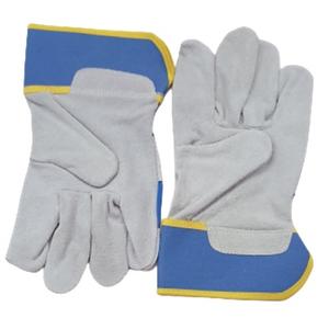 Guantes canadienses de cuero partido De Vaca Guantes de seguridad para manos utilizados para trabajos de construcción para hombres Guantes de aparejo Trabajo - Product Image 5