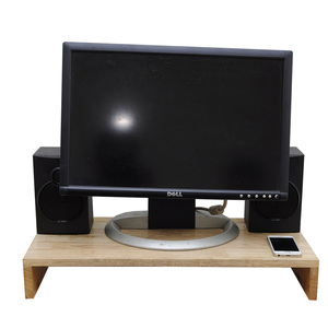 MS68001 Wooden Monitor <b>Stand</b> 57x30x9 (cm) Desk Organizer - Product Image 1