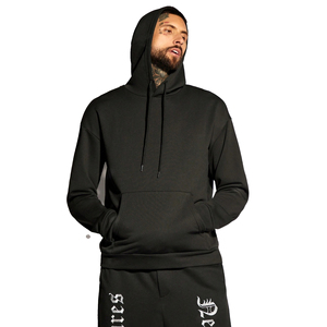Alta calidad en blanco de cara completa Zip Hoodie Oversize personalizado de peso pesado de algodón mezclado Color personalizado Zip up Men Rhinestone Hoodies - Product Image 3