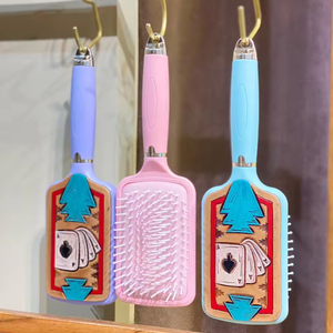 Nuevo peine de cepillo de pelo de vaquera turquesa de cuero mecanizado a mano Real, peine de cuero occidental bohemio, ASES elegantes, usos diarios, accesorio para el cabello - Product Image 3