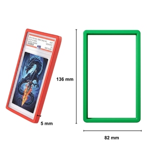 Chống sốc TPU slab Bumper với clip đóng cửa thẻ bảo vệ cho <span class=keywords><strong>PSA</strong></span> slab trường hợp cho Phân Loại thể thao kinh doanh thẻ trò chơi - Product Image 6