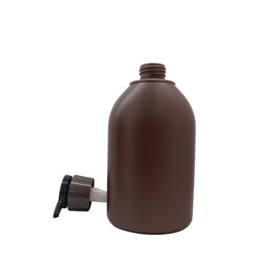 330ml recyclable en plastique doux au toucher HDPE Lotion bouteille pompe personnalisé couleur Logo Flip Cap Design-pour les soins de la peau Vietnam Manufacture - Product Image 5