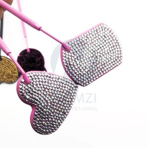 Baby Pink <b>Heart</b>-<b>Shaped</b> Eyelash Mirror for Lash Artists Stainless Steel Material - Product Image 4