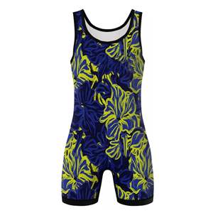 Ropa Deportiva Unisex de Talla Grande con Logotipo Personalizado, Singlet de Lucha Libre, Impresión por Transferencia de Calor, Poliéster Elástico, Transpirable, de Secado Rápido, 220g - Product Image 1