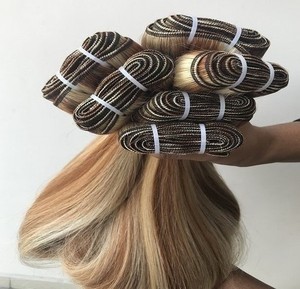 Extensiones de cabello humano liso de 22 pulgadas, pelo peruano sin procesar de la mejor calidad, supersuave y sedoso, indio, P30/613 - Product Image 5