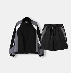 Conjunto cortavientos de alta calidad con logotipo personalizado, conjuntos impermeables de nuevo diseño para hombre, chándales cortavientos para hombre - Product Image 5