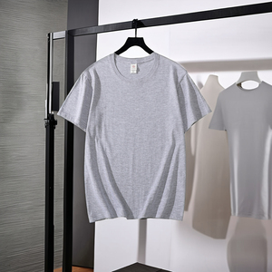 เสื้อยืดคอกลมสำหรับชายและหญิงผ้าคอตตอน100% สำหรับ3D ออกแบบโลโก้ลายนูนระบายอากาศได้ป้องกันการพันสำลีสำหรับผู้ชาย - Product Image 4