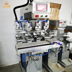 Machine d'impression automatique de <span class=keywords><strong>tampon</strong></span> de casque dur/tasse/crayon simple 1 couleur petite machine d'impression de <span class=keywords><strong>tampon</strong></span> ronde à vendre - Product Image 3