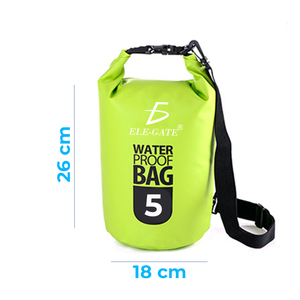 Zaino Impermeabile alla Moda da 5L con Chiusura a Cerniera e Materiale a Rete per Attività all'Aperto - Ideale per Nautica e Sport Acquatici - Product Image 2