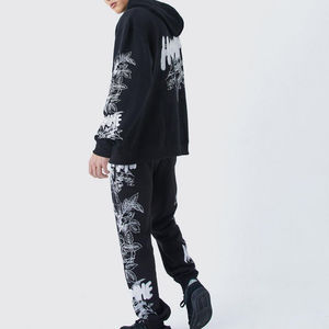เสื้อฮู้ดดี้ผู้ชายผ้าฝ้าย 100% สำหรับฤดูใบไม้ร่วง สั่งพิมพ์ลายได้ตามต้องการ ทรงหลวม แขนยาว มีซิป กระเป๋าเสื้อ  สีและโลโก้สั่งทำได้ ขายส่ง - Product Image 3