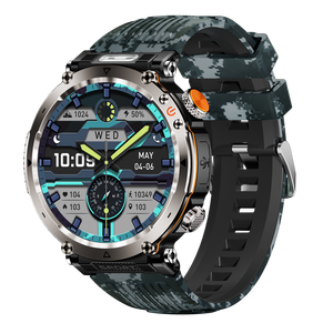 Reloj Inteligente FitCloudPro HT30 con Pantalla IPS de 1.7 Pulgadas, Resistente al Agua IP68, Brújula, Monitor de Actividad Física, Reloj Deportivo para Hombre para Actividades al Aire Libre - Product Image 1