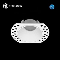 TP01AR1-IP65 Downlight encastré étanche - Aluminium moulé sous pression |   Coupe de 81 mm (plateforme encastrée de 120 mm)