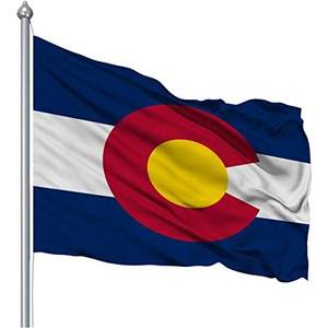 Drapeau du Colorado 3x5 pieds, double face, fabriqué aux États-Unis, résistant à la décoloration, polyester 3 couches, CO USA TOP FLAGSINC - Product Image 3