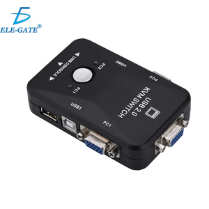 Switch KVM USB VGA a 4 Porte per 2 Computer, Connessioni per Tastiera, Mouse e Monitor, Disponibile! - Product Image 1