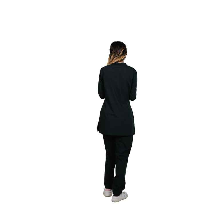 Duck Green Convertible Luxe-Nurse and Doctor Uniform Surgical Hijab Suit– Lycra Thin Fabric