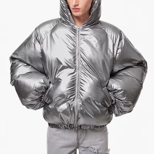 แจ็กเก็ตทรงปลาปักเป้าส่องแสงสำหรับผู้ชายแจ็คเก็ตขนปุยแบบมืออาชีพน้ำหนักเบาใส่สบายผลิตจากแจ็กเก็ตพรีเมียมของปากีสถาน - Product Image 3