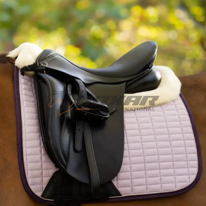 Almohadilla de sillín inglesa de alta calidad, venta al por mayor, forro polar interior suave, material exterior duradero, transpirable, ligero, ecuestre - Product Image 6