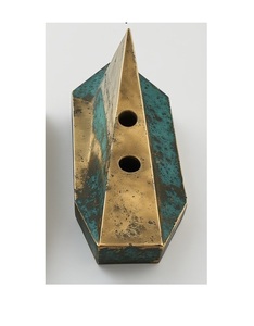 Magnifique ensemble de brûleurs à encens en laiton, travail d'incrustation métallique complexe, art moderne, style antique, design portable, durable et longue durée - Product Image 5