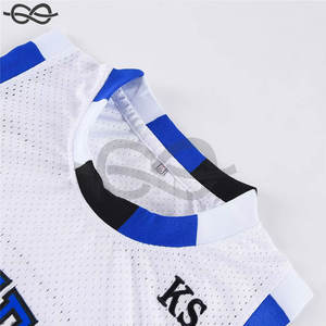 Camiseta de baloncesto al por mayor camiseta de entrenamiento transpirable de malla de verano para hombre Camiseta deportiva ligera de baloncesto - Product Image 5