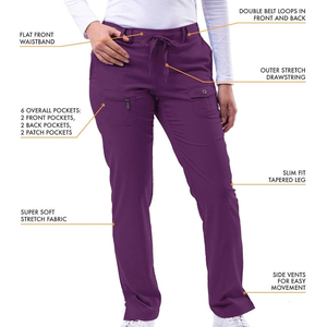 Uniformes Médicos Unisex de Primera Calidad, Tejido de Punto Ecológico, Uniformes Médicos de Manga Corta, Conjunto de Uniformes Médicos al por Mayor - Product Image 4