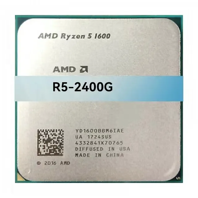 R5 2400G untuk AMD R yzen R5 2400G 2400GE 3400G 3400GE prosesor CPU untuk komputer desktop