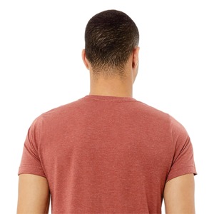 T-shirt décontracté à col rond pour hommes, teint uni, coupe régulière, tricoté à manches courtes, léger, confortable et doux, pour tous les jours - Product Image 6