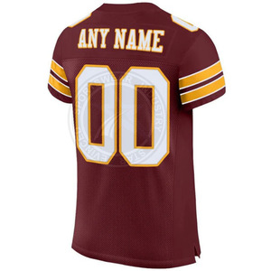 Camiseta de Fútbol Americano Unisex de Alta Calidad, Sublimación Personalizada, Transpirable, Talla Grande para Adultos, Logotipo Personalizado, Nuevo Diseño, 32 Equipos - Product Image 3
