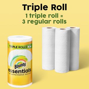 Essentiels Bounty : Sélection de serviettes en papier blanches, 2 rouleaux triples et 6 rouleaux standard - Product Image 6