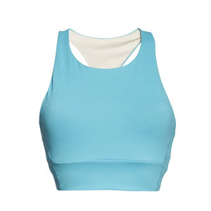 Top Corto de Yoga para Mujer, Ropa Deportiva Activa para Entrenamiento, Fitness, Elástica, Transpirable, para Gimnasio, Ropa Deportiva Activa para Mujeres y Niñas - Product Image 1