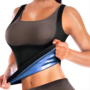 Lo último en ropa de gimnasio transpirable de algodón 100% personalizada para mujer, camiseta sin mangas para entrenamiento, ropa deportiva para mujer con servicio OEM - Product Image 3