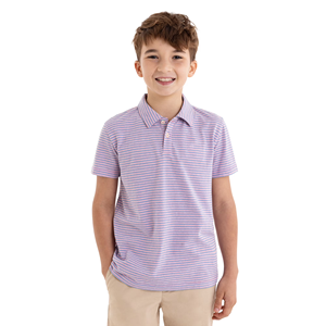 2025 Servicio OEM Polos a rayas para niños Verano Slim Fit Polos para niños Diseño personalizado Polos de moda de BD - Product Image 1