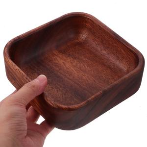 Best Quality Wholesale Polished Acacia Wood Eco-Friendly European Design Fruit Bowl Salad Serving Dish Party Dining Table Home - Product Image 5