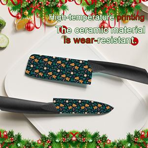 Couteau de chef de qualité supérieure en gros, lame en céramique, manche en plastique, design pliable ambidextre, compatible lave-vaisselle, vente chaude en stock - Product Image 4