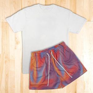 Nouveau design été maille Sport séchage rapide respirant Hiphop impression hot shorts mode hommes pantalons courts maille Shorts ftrom pakistan - Product Image 5