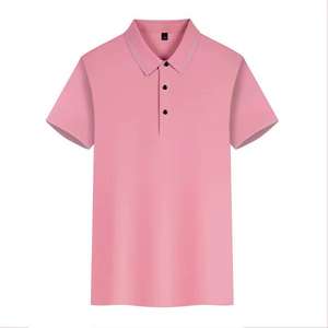 Polos respirants et décontractés pour hommes en coton et polyester à séchage rapide avec logo brodé personnalisé Vente en gros Polos imprimés unis - Product Image 4