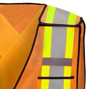 Chaleco de Seguridad Color Naranja y Gris Amarillento de Tendencia 2026 / Chaleco de Seguridad para Hombre con Luz LED para Construcción y Tráfico - Product Image 5