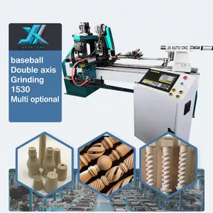 JX Auto Máquina de torneamento de madeira CNC alimentação automática modelo 1530 com eixo vertical