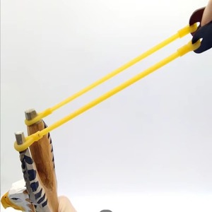 מגולף יד צבוע עץ slingshot מעוצב בעלי חיים חיצונית מעוצב