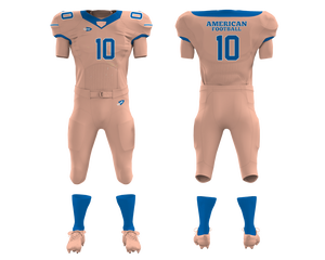 Venta al por mayor de uniformes de fútbol americano sublimación Pakistán fábrica personalizada uniforme de fútbol conjunto de aparejos Jersey y pantalones - Product Image 4