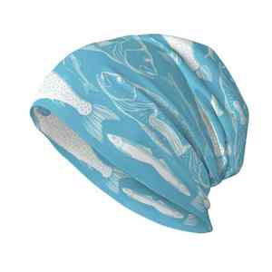 หมวกบีนนี่ปักลายสำหรับฤดูหนาวผ้าถักไหมพรมสตรีทแวร์กันน้ำ - Product Image 2