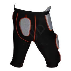 Pantalones Cortos de Fútbol Americano Transpirables de Talla Grande, Fabricados en Pakistán, con Botones, Color Sólido, Diseño Personalizable con Logotipo, 100% Poliéster - Product Image 5