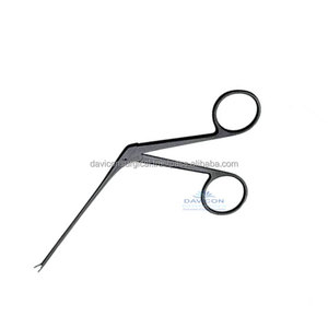 Pinzas de Micro oreja de alta calidad, instrumentos quirúrgicos de DAVICON con revestimiento negro dentado - Product Image 3