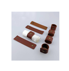 Crystal Napkin Ring Natural Design <b>Table</b> Napkins Accessories Eco Leather Napkin Ring for Round Shape at Best Price - Product Image 2