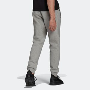 Pantalones de chándal ajustados de Heavyweight, 70% algodón, 30% poliéster reciclado, forro polar, color gris, transpirables - Product Image 2
